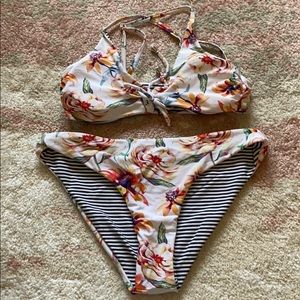 Cupshe Swimsuit with reversible bottoms